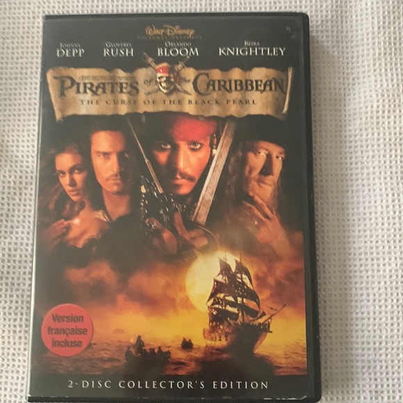 2 for $15 bundle DVD Pirates of the Caribbean “ The Curse of the Black Pearl” - Picture 1 of 2
